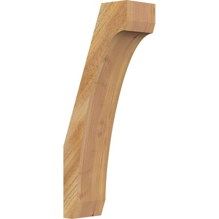Ekena Millwork 4"W x 8"D x 20"H Legacy Rough Sawn Knee Brace, Western Red Cedar BRC04X08X20LEC00RWR